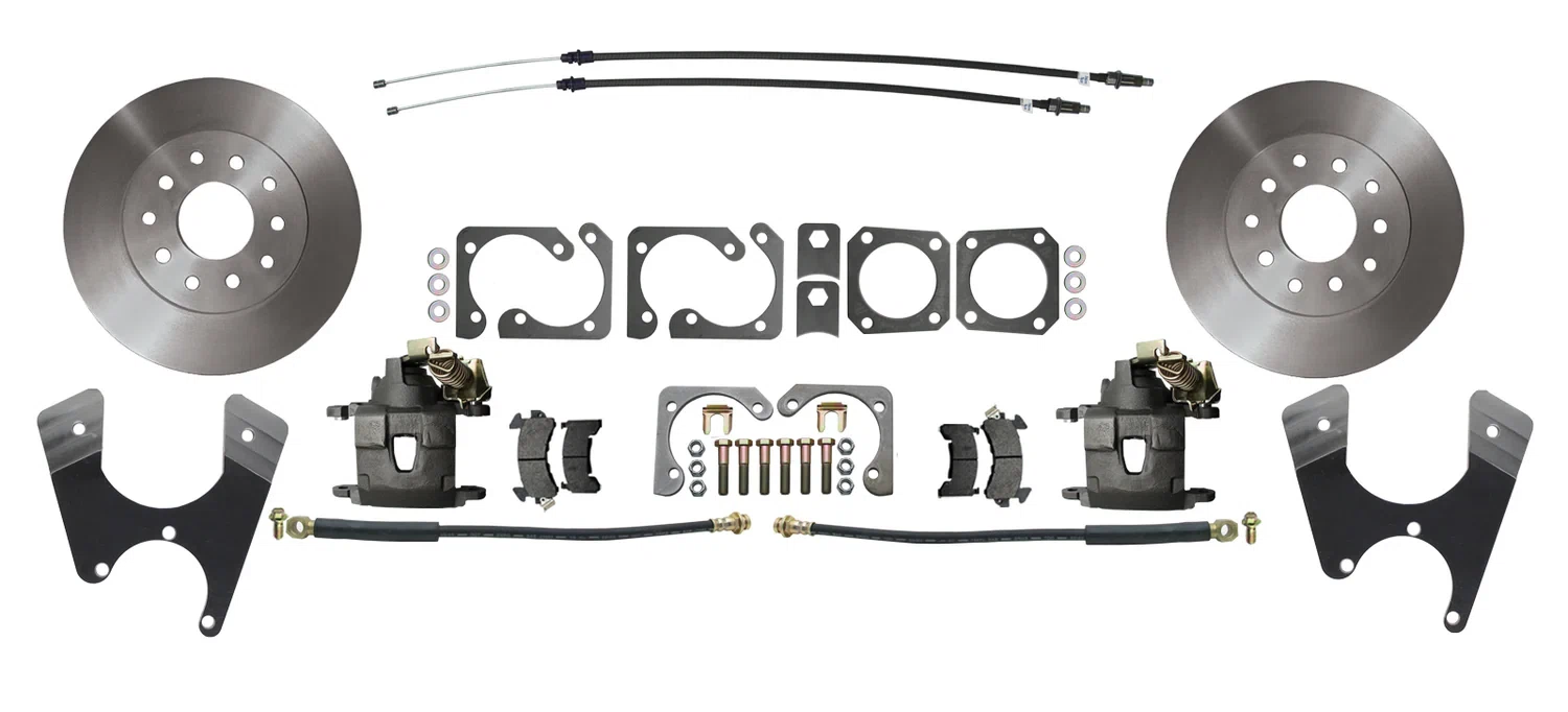 Fits 1967-1969 Camaro_Firebird Rear 10_12 Bolt Disc Brake Kit w_E-Brake DBK1012S